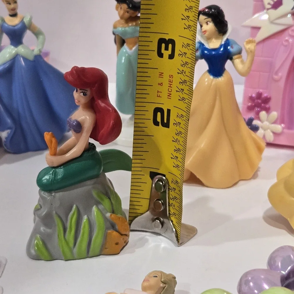 Disney Princess Barbie Cake Topper Decorate Castle Birthday Decopac 28 Piece Lot